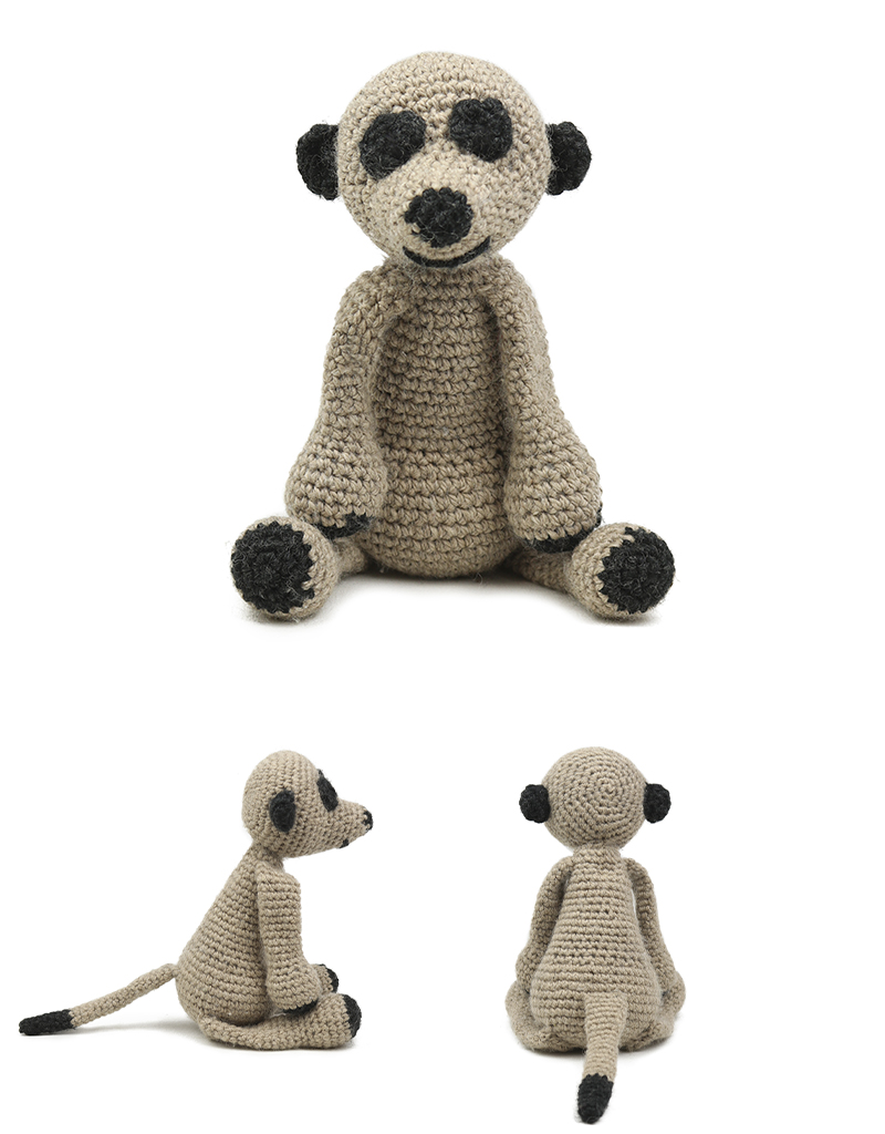 toft james the meerkat amigurumi crochet animal